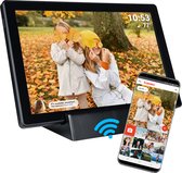 Denver Digitale Fotolijst 10.1 inch - Draadloos - Incl. Oplaadstation - HD - Frameo App - Fotokader - WiFi - IPS Touchscreen - 16GB - PFF1070B