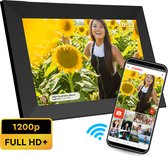 Denver Digitale fotolijst 10.1 inch - 1920x1200 Full HD+ - Frameo App - Fotokader - WiFi - 16GB - IPS Touchscreen - PFF1063B