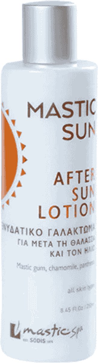 After Sun Lotion met mastiek