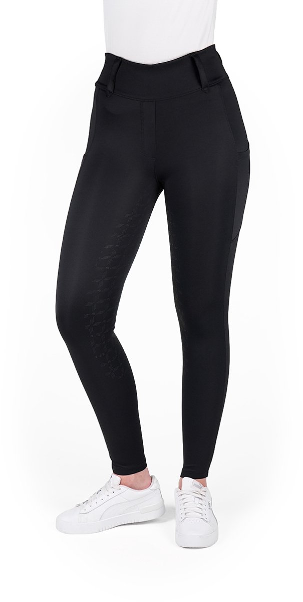 Equithème Paardrijlegging Equithème Alize Full Grip Zwart - 36