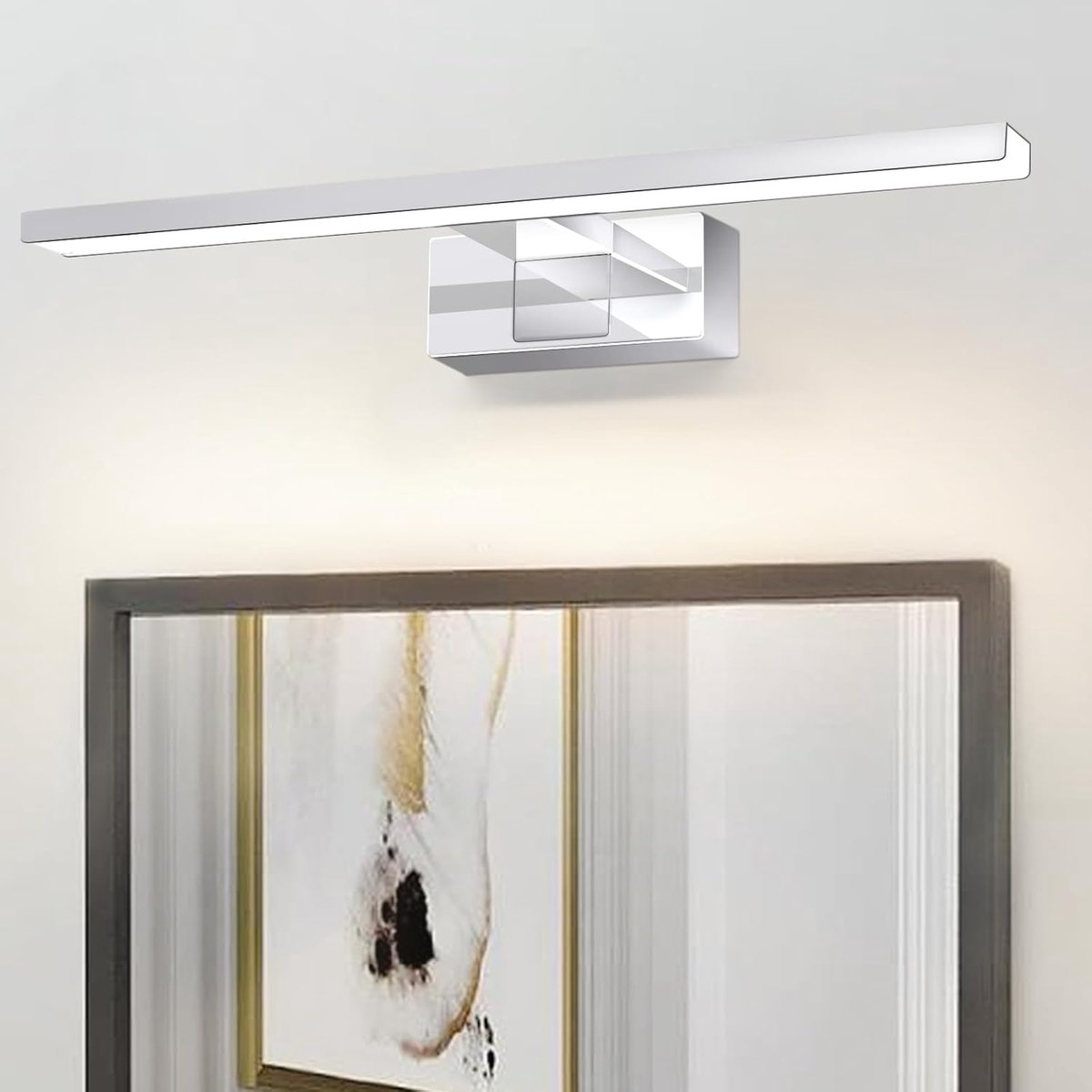 Waterdichte LED Spiegellamp voor Badkamer - 30CM Wandlamp met Neutraal Wit Licht en Eenvoudige Installatie