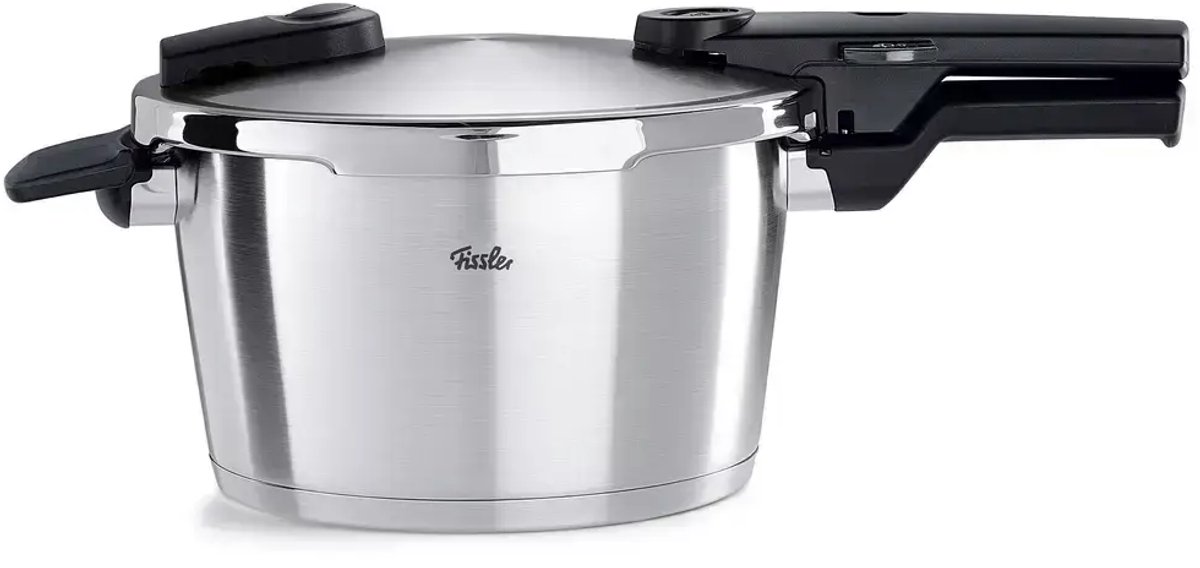 Fissler Vitaquick Premium Snelkookpan met Stoominzet en Driepoot - 4,5L