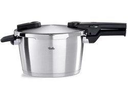 Fissler Vitaquick Premium Snelkookpan met Stoominzet en Driepoot - 4,5L