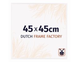 Fotolijst 45x45 cm - Kunststof - Wit Hoogglans - Easy