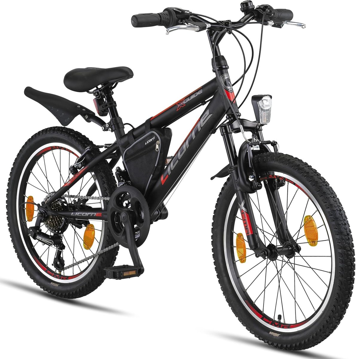 Premium 20 inch Mountainbike voor Kinderen en Volwassenen - 18 Versnellingen