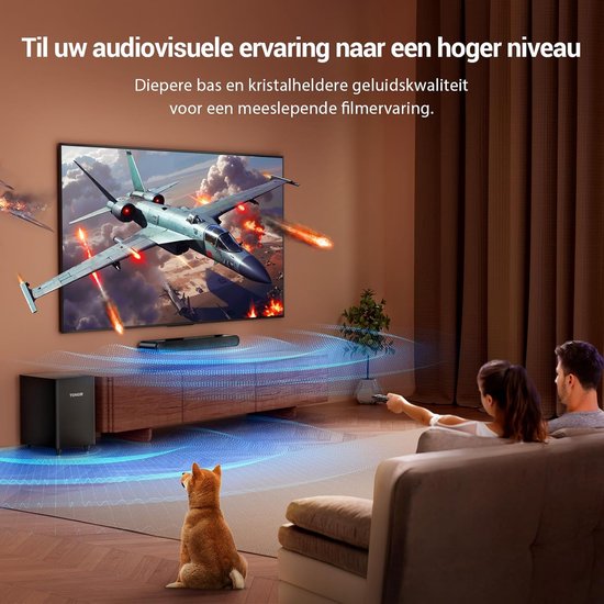 2.1-kanaals soundbar met subwoofer en Bluetooth 5.3 voor TV en PC - Indrukwekkende Geluidskwaliteit met Meeslepende Bastonen van Sony — afbeelding 2