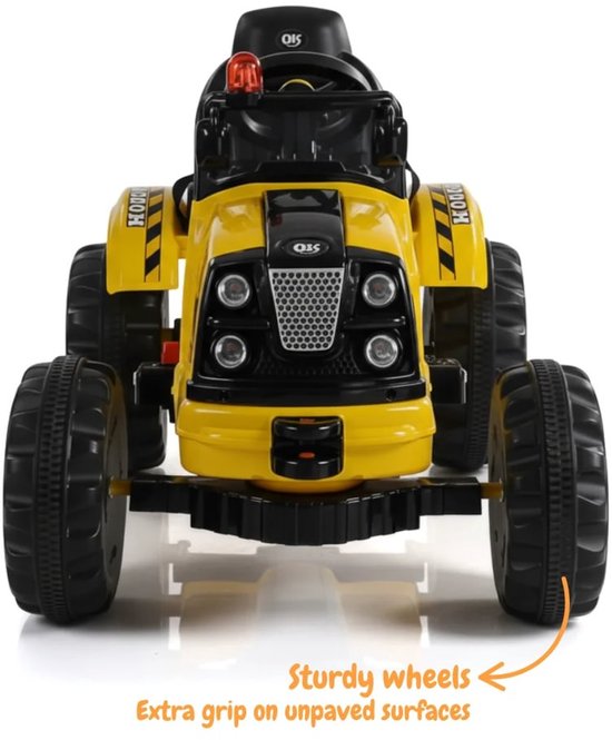 Elektrische Tractor voor Kinderen - 12V accu - 3 tot 6 jaar - Geel van Pewi — afbeelding 5