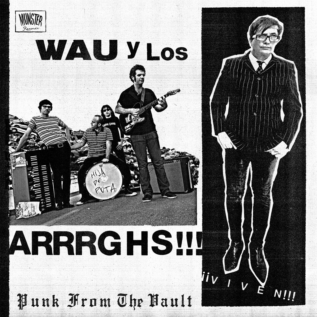 Wau Y Los Arrrghs!!! - Viven !!! (LP)