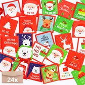 Cartes de Noël de Luxe Twenty4seven® avec Enveloppes - 24 pièces - Cartes de vœux de Noël - Cartes de Nouvel An et cartes postales - 14 x 9 cm