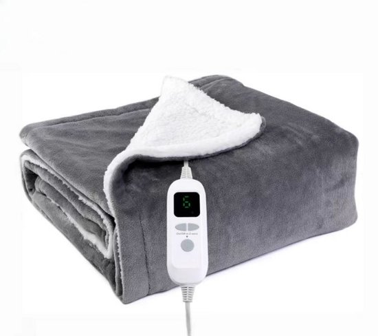 TTD® Verwarmde Deken Elektrisch 180 x 140 cm Flanel - TTD® - €44,95