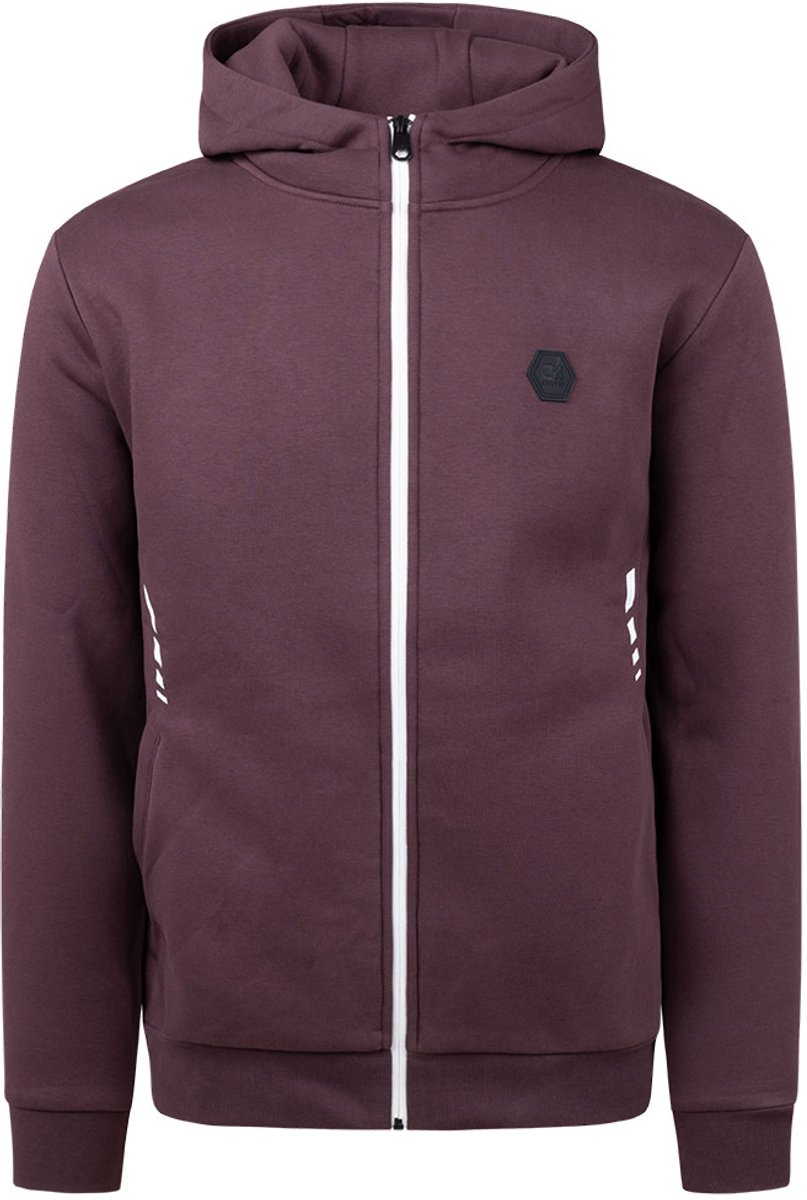 Cruyff Forth Trainingsjack Heren Bordeaux - Maat: M