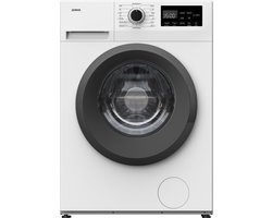 Qonos WA1098433 Wasmachine – 8kg – 1400 toeren – Energieklasse A-10% – BLDC Motor – Wit – Stil (76 dB) – Incl. Aquastop - Stoomfunctie