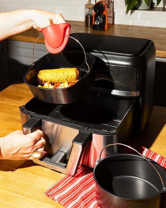 Pendeford Cestello Di Ricambio Per Friggitrice A Padella 20 Cm - Frizione In Metallo Con Manico Lungo - Dimensioni 18x8,5 Cm