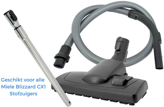Kleanburg® Onderdelen Set voor Miele Blizzard CX1 Stofzuigers – Slang, Telescoopbuis & Combizuigmond