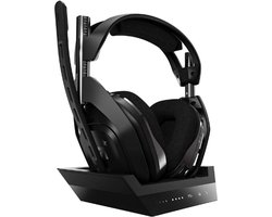 Thuys – Gaming A50 – Draadloze Headset Plus Basisstation Gen 4 – PS4, PC, Mac – Zwart & Zilver