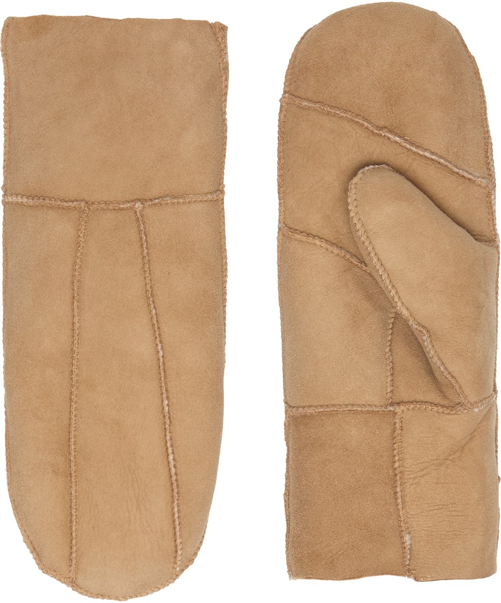 Lammy Wanten voor Dames - Suede leren wanten - Wanten warm gevoerd met schaapsvacht - Model Lauren - Suede wanten voor dames - Maat M