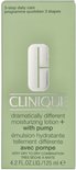 Doosje van Clinique Dramatically Different Moisturizing Lotion+ met pomp, voor zeer droge tot gecombineerde huid.