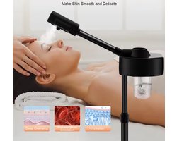 Professionele Gezichtsstomer – 23oz Waterreservoir – Verstelbare Stoomarm – Gezichtssauna Voor Thuis, Salon, SPA of Huidkliniek – 30 Min Werking – Anti-Verbrandingsfunctie
