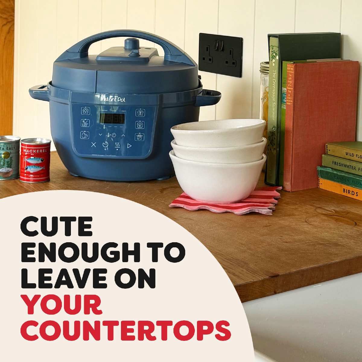 Instant Pot Classic Mini 3,8L Multicooker Daydream Blauw - 7-in-1 Snelkookpan - Slowcooker - Stomer - Yoghurtmaker - Tot 4 Porties - Compact Design - Tot 70% Sneller Koken – foto 5