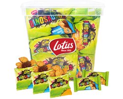 Lotus Dinosaurus koekjesmix - voordeel maandpakket - 22 stuks - Lotus Dinosaurus Original & Lotus Dinosaurus Mini's - 750g