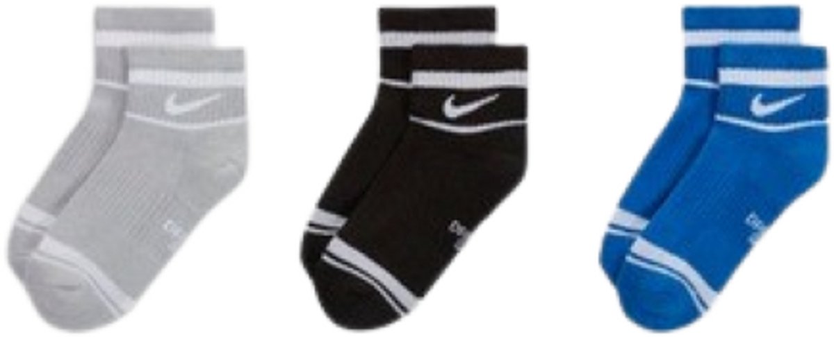 Nike Everyday Sokken 3 paar Kinderen Zwart