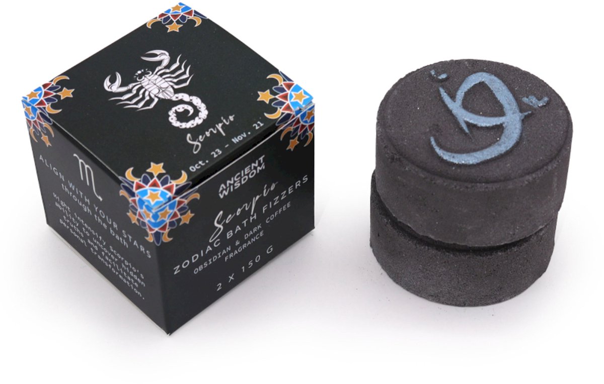 Sterrenbeeld Schorpioen - Horoscoop cadeau - Badbruisballen set