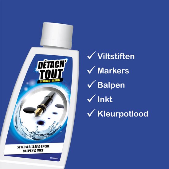 Détach'tout - Vlekverwijderaar balpen & inkt - 100ml