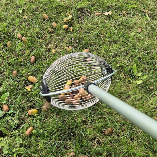 Notenraper - Notenverzamelaar - met telescopische steel van GARDEN GLORY — afbeelding 2