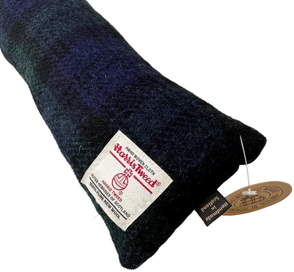 Tochtstopper Blackwatch - Harris Tweed - Verzwaard - 95-100 cm - Handgemaakt in Schotland