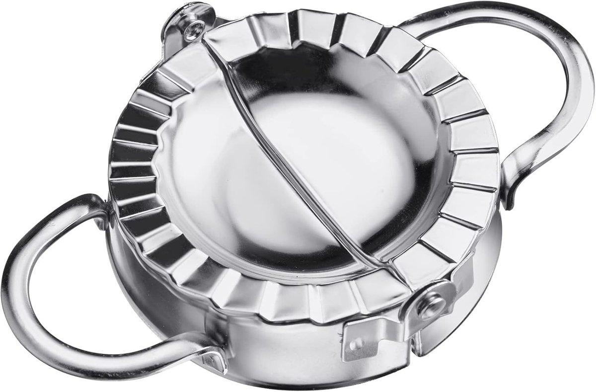 QTTVBTNA -RVS Dumpling Maker – Deegsnijder & Ravioli Pers Vorm – Pastry Tool – Grote Vulling Vorm voor Dumplings, Pasteitjes en Snacks