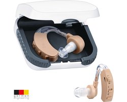 Beurer HA 20 Single Hoortoestel - Gehoorapparaat - Gehoorversterker - RIC - 200-5000 Hz - Incl. 2 batterijen - Opbergbox - 3 Jaar garantie