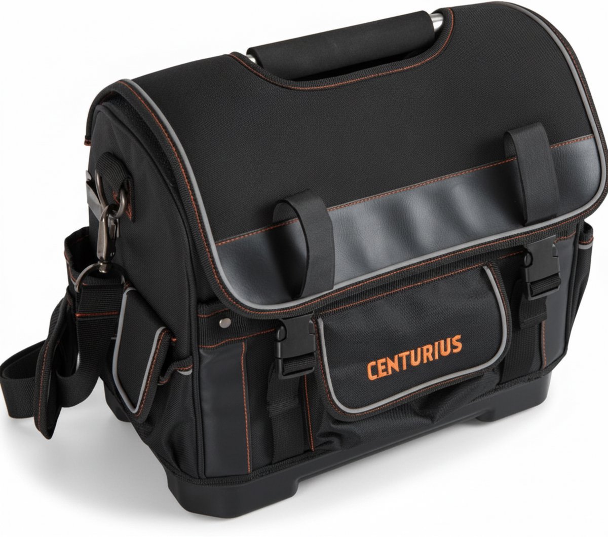 Gereedschapstas To-Go – Incl. Draagband & Dubbele Clipsluiting – Geschikt voor alle Gereedschappen | Centurius