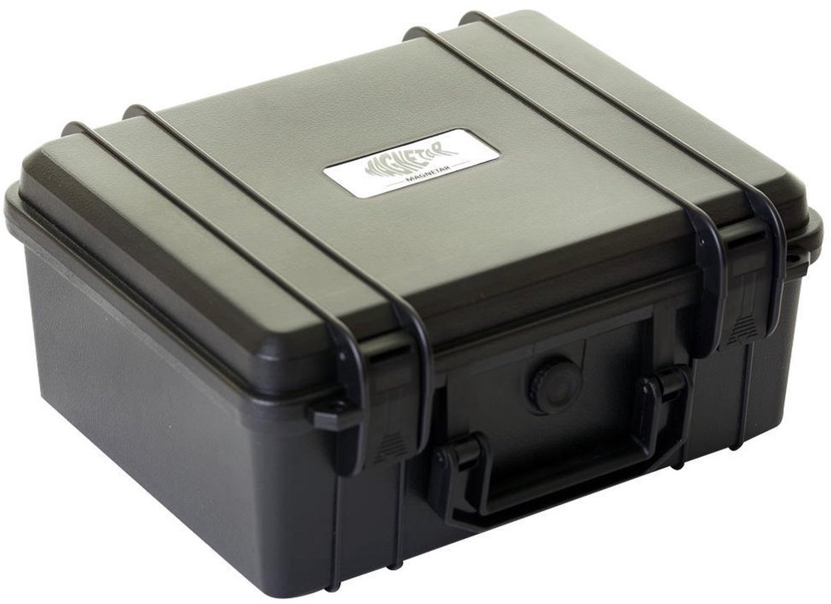 Magnetar Case - Kleine Viskoffer - 8 Liter - Zwart met Logo - Robuust