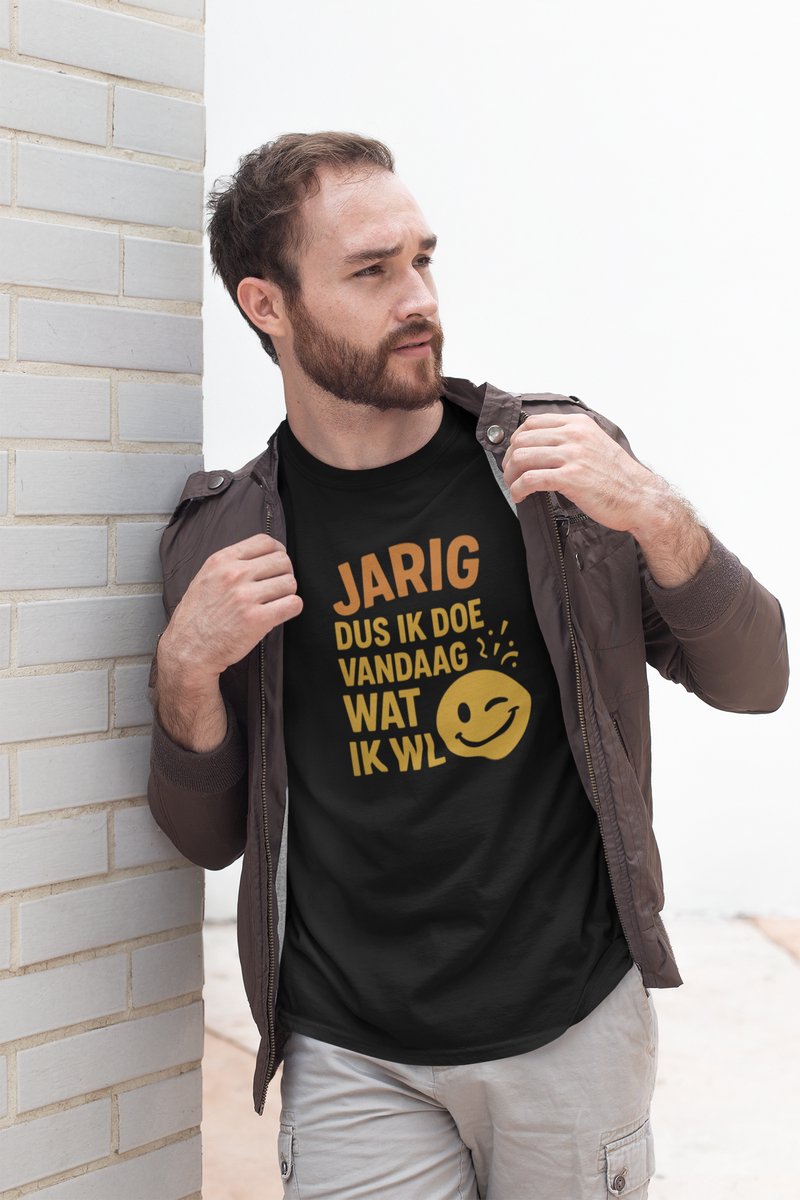 Doe Wat Ik Wil - Verjaardag T-shirt Zwart - Grappig T-shirt - Maat XL - Verjaardag Cadeau Mannen - Limited Edition