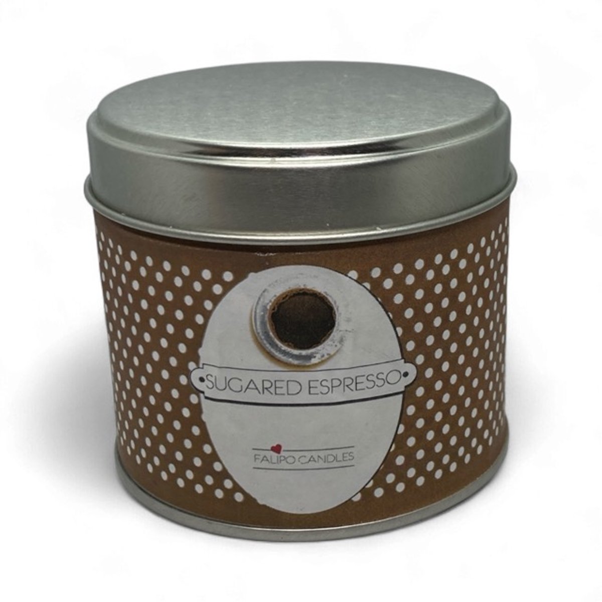 Geurkaars sugared espresso groot (200ml)