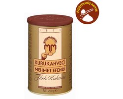 Turkse koffie Kurukahveci Mehmet Efendi - gemalen koffie - 250 g - Türk Kahvesi Kurukahveci Mehmet Efendi - Çekilmiş Kahve - 250 gram - Turkish coffee Kurukahveci Mehmet Efendi - ground coffee - 250 grams