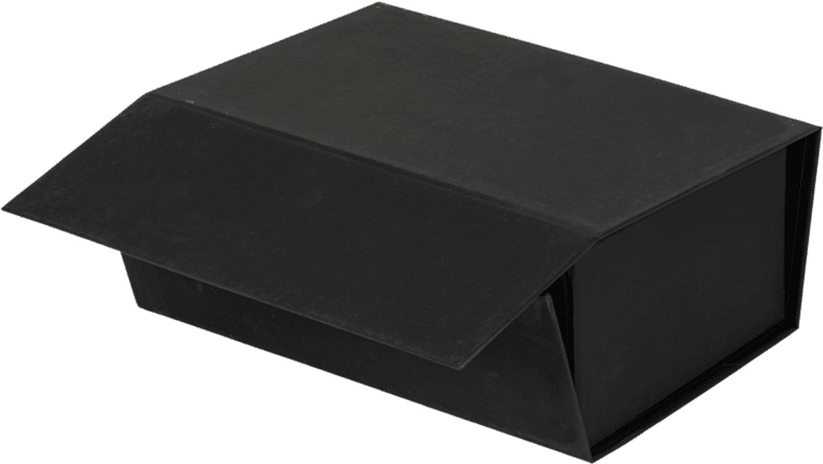 Geschenkdoos (2 Stuks) - Zwart - 35x25x11 - Magnetisch - Opvouwbaar