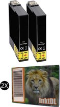 Huismerk geschikt voor Epson 29XL inktcartridges - 2X Zwart - XP235 - XP342 - XP442 - XP332 - XP452 - XP245