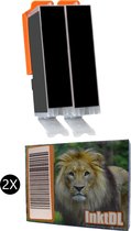 Cartouches d'encre INKTDL DuoPack pour Canon | PGI-550XL 2X Noir pour Pixma IP7250, IP8750, IX6850, MG5450, MG5550, MG5600, MG5650, MG5655, MG6350, MG6450, MG6600, MG6650, MG7150, MG7550, MX720, MX925