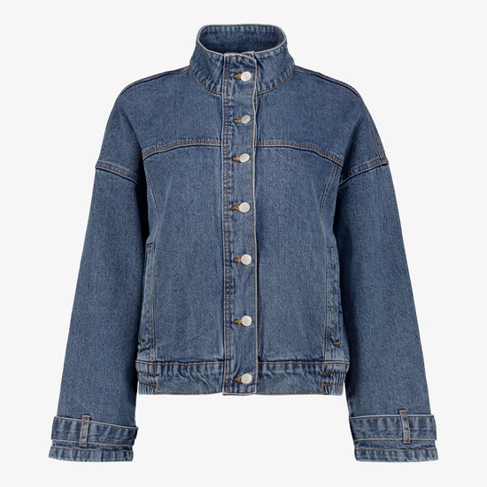 TwoDay dames denim jas donkerblauw - Maat S