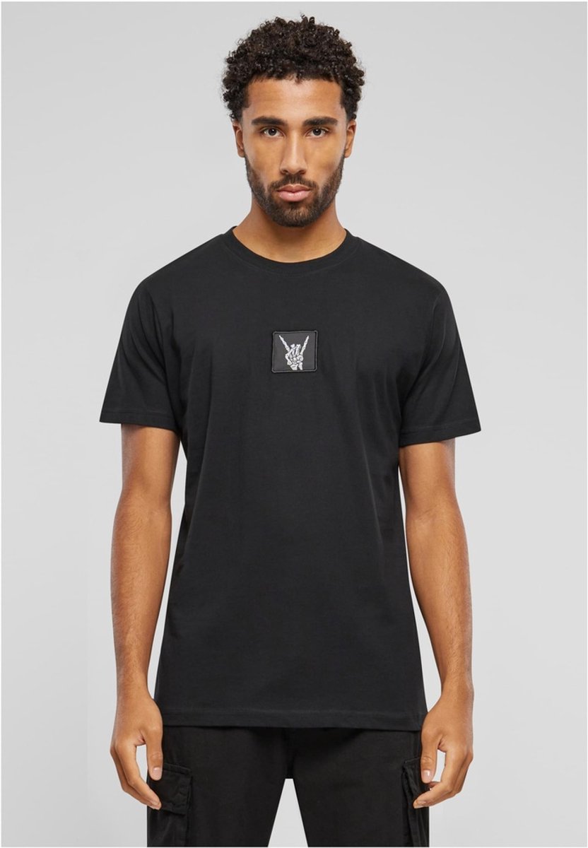 Mister Tee Skelett Patch Heren T-shirt S Zwart