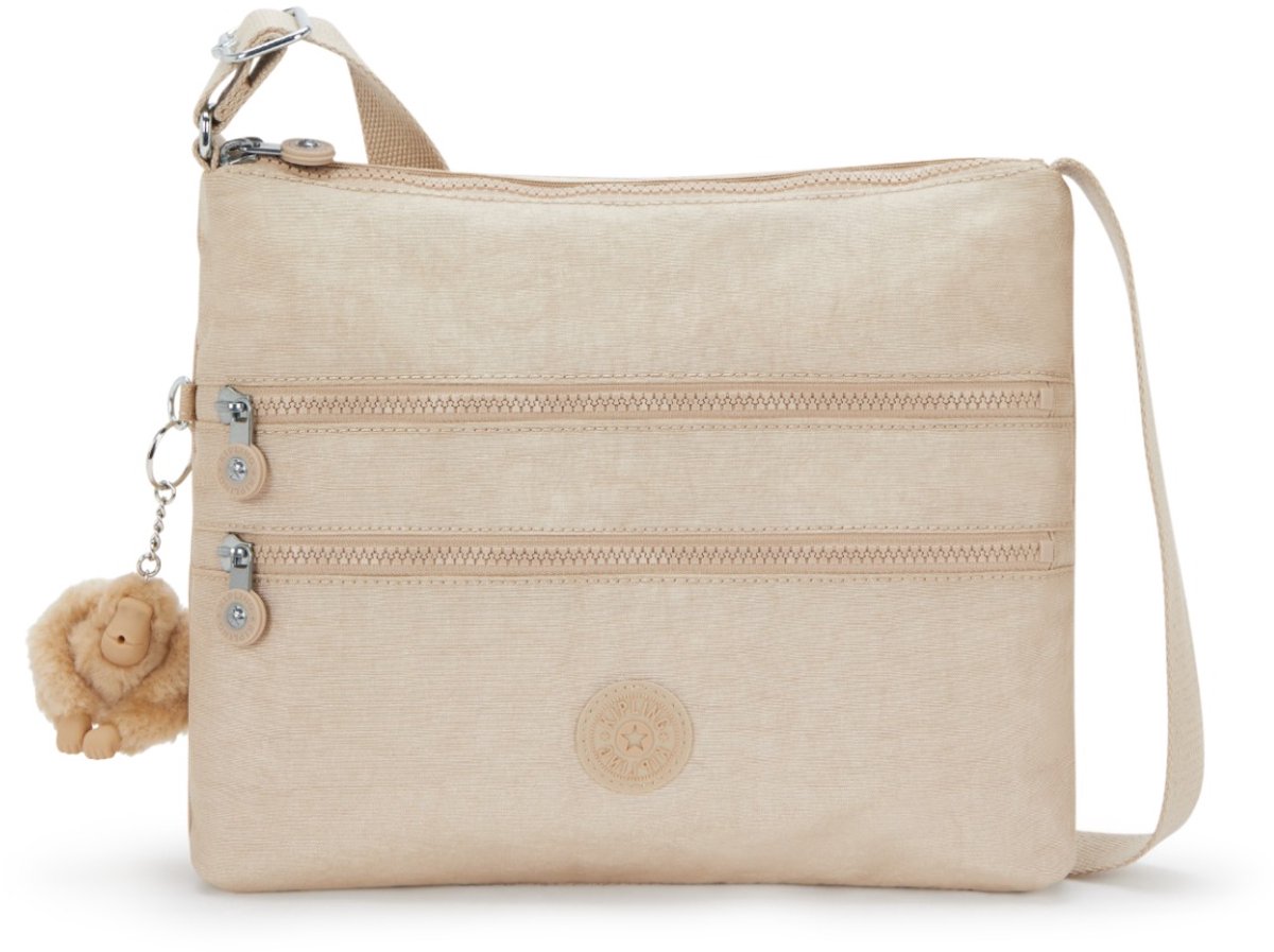 Kipling Alvar Dames Tas - Sparkled Beige