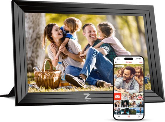 Digitale Fotolijst - WIFI en Frameo app – 32GB – 10.1 inch - Sinterklaas/Kerst cadeautje - Zeri