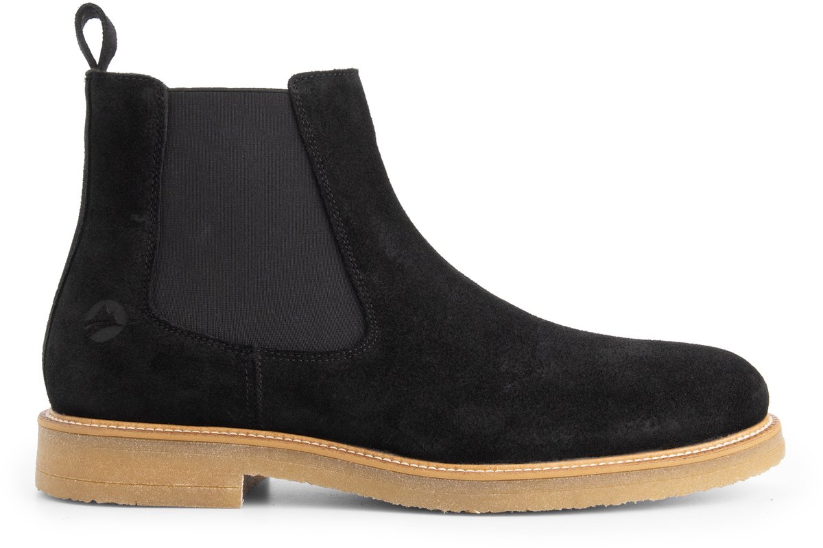 Travelin' Fowley Heren - Chelsea boots - Leer - Zwart