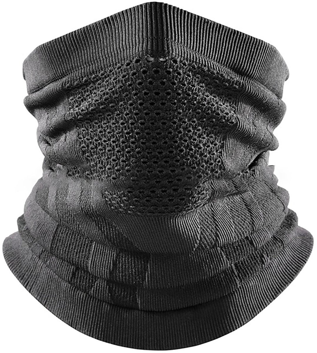 Balaclava-Skimasker- Balaclava Masker Motormasker Nekwarmer – One Zwart
