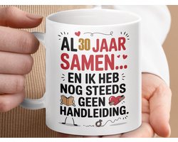 Mok 30 Jaar Samen Grappig Cadeau, Jubileum Mok, Huwelijk Mok, Relatie Humor, Partner Gift, Al 30 Jaar Mok, Echtgenoot Vrouw Mok , getrouwd Mok