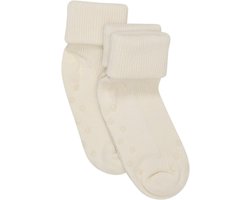 Minymo kindersokjes Baby Rib Sock met ABS (2-pack) 6164
