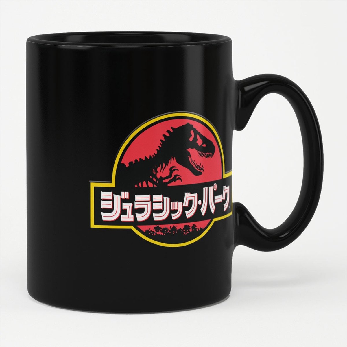 Jurassic Park Tasse/Kaffeebecher Japanese Logo Mug Black