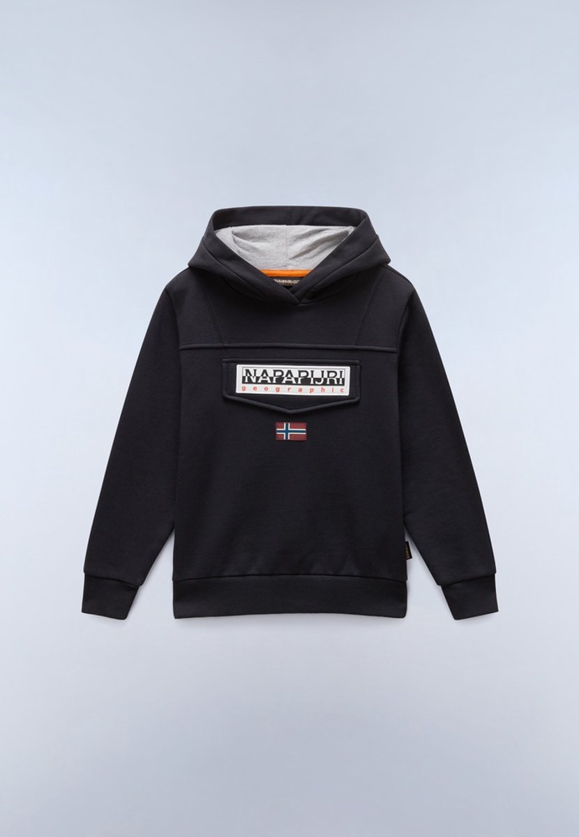 Napapijri Kinder Sweatshirt K Burgee 3 NP0A4I6T -158-164 Zwart