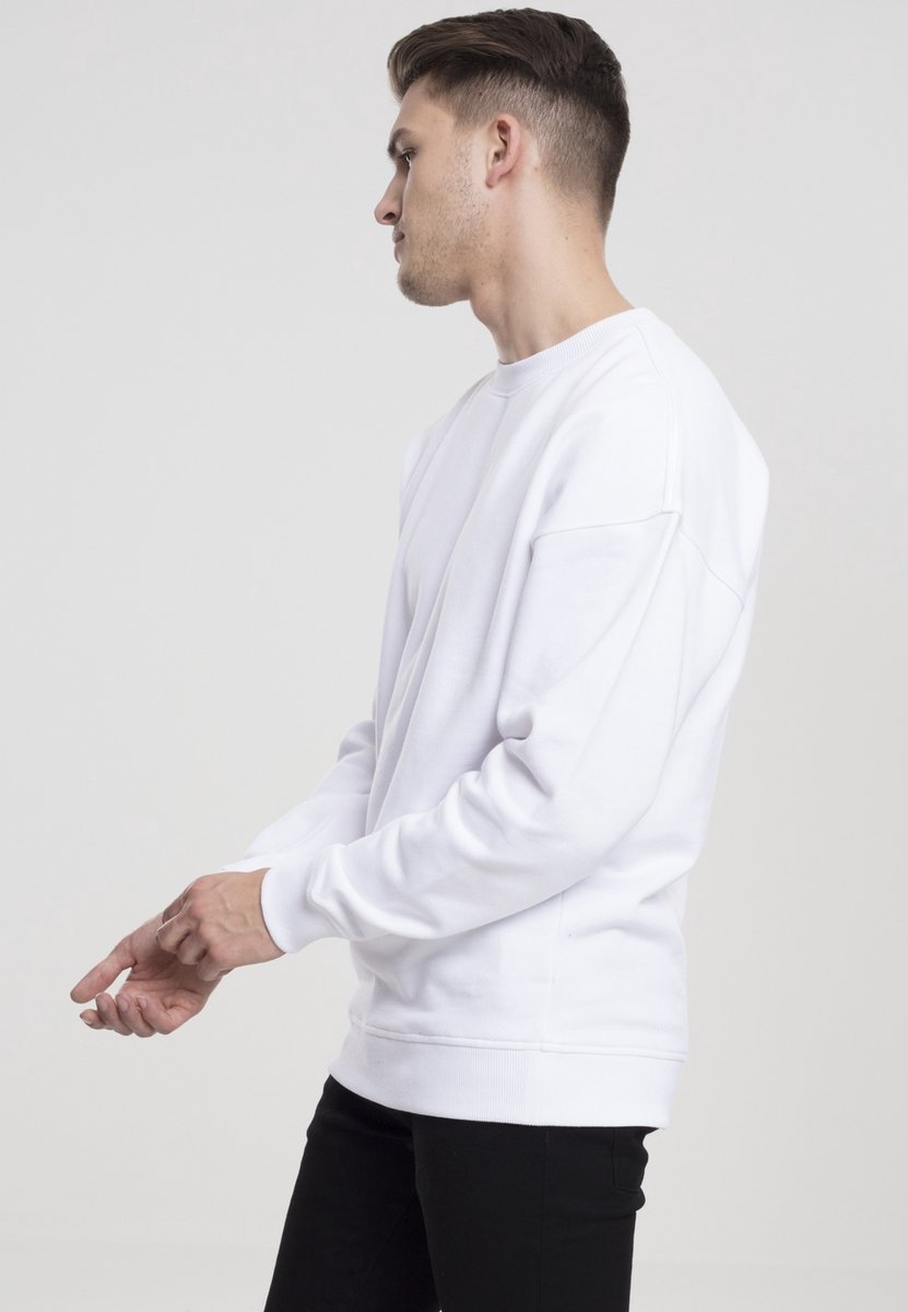 Urban Classics Basic Crew Sweater/trui S Wit